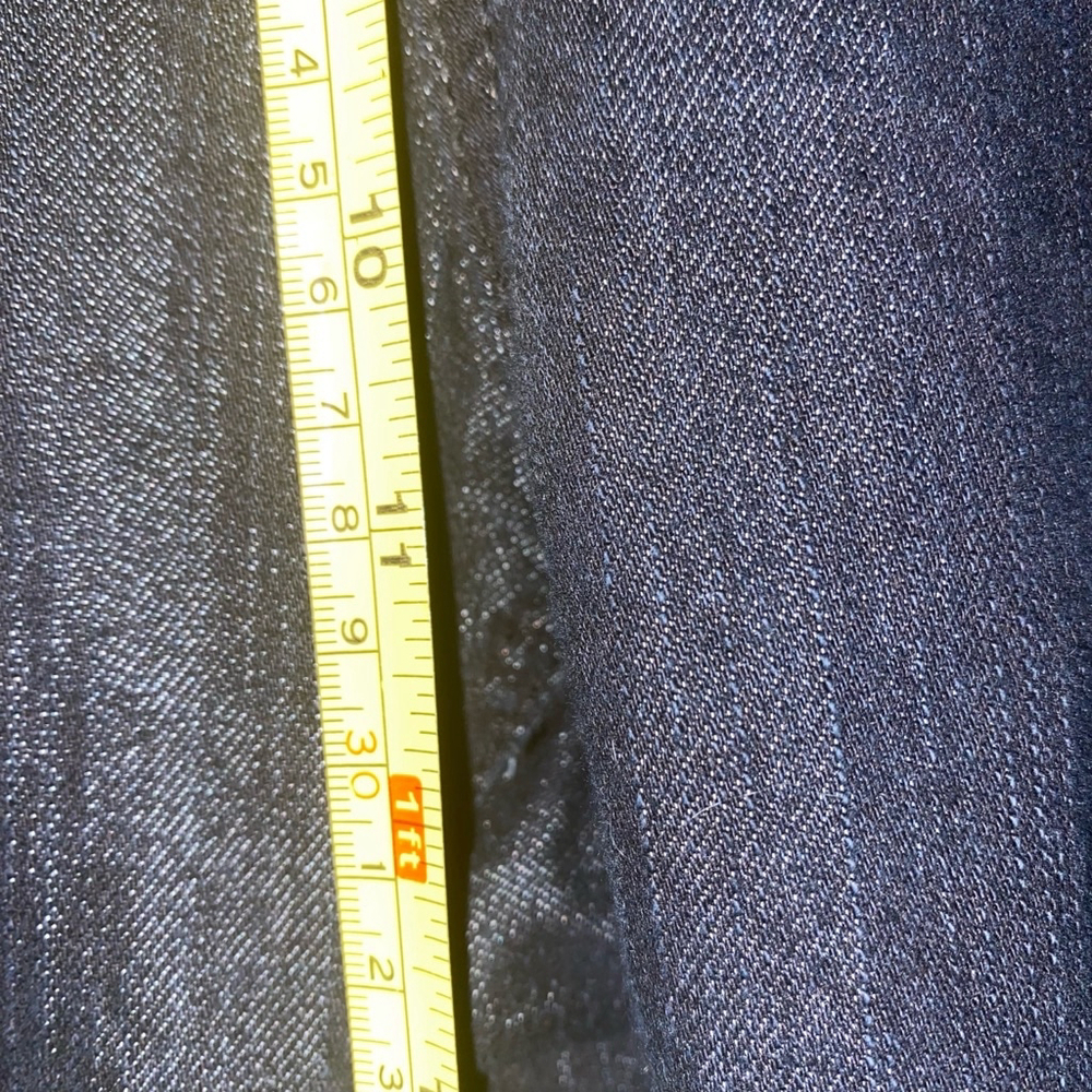 Women's Avenue Cropped Ankle Dark Wash Blue Jeans Denim Pants Size 22 - Picture 6 of 7
